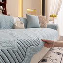 3D Quilted Thick Cotton Sofa Cover Non-Slip Couch Throw for Fabric & Leather Sofas