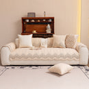 3D Quilted Thick Cotton Sofa Cover Non-Slip Couch Throw for Fabric & Leather Sofas