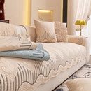 3D Quilted Thick Cotton Sofa Cover Non-Slip Couch Throw for Fabric & Leather Sofas