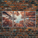 Trees Wall Art, Fall Art Print, Nature Print, Canvas Print, Wall Art, 3 Piece Wall Art, Farmhouse Wall Decor, Living Room Art, Office Prints