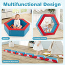3-Piece Baby Foam Climbing Blocks Climb and Crawl Set with 100 Ocean Balls by LJGDeals