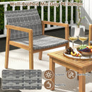3 Pieces Patio Furniture Set with Chair by LJGDeals