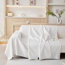 Cooling Comfy Throw Sofa Cover, Textured & Breathable, Multi-Use Decorative Couch Covers for Summer