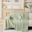 Cooling Comfy Throw Sofa Cover, Textured & Breathable, Multi-Use Decorative Couch Covers for Summer