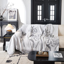 Dandelion Blanket Throw for Sofas Chenille Furniture Couch Cover, Couch Cushion Cover for Kids, Pets