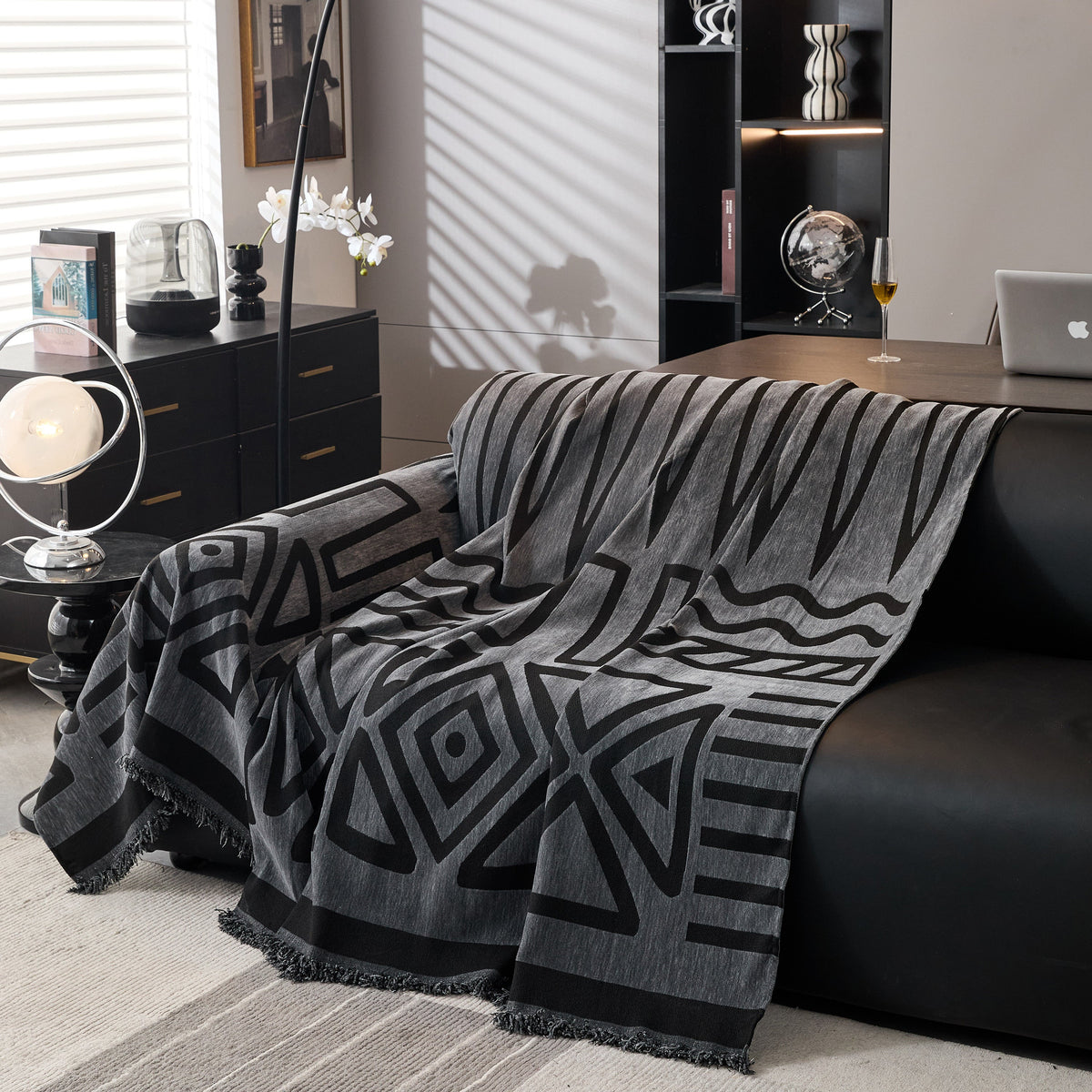 Boho Chenille Sofa Throw Covers Sectional Sofa Couch Cover Sofa Protector Covers, photo 37 of 40