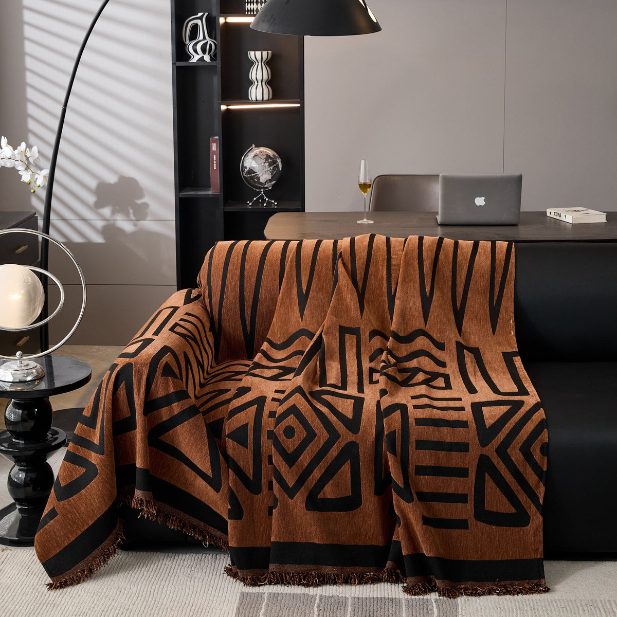 Boho Chenille Sofa Throw Covers Sectional Sofa Couch Cover Sofa Protector Covers, photo 10 of 40
