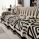 Boho Chenille Sofa Throw Covers Sectional Sofa Couch Cover Sofa Protector Covers