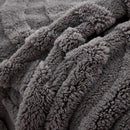 Thick Plush Jacquard Velvet Throw Blanket on Sofa, Sofa Slipcovers and Sectional Sofa Covers by Slipcover KAS™