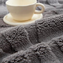 Thick Plush Jacquard Velvet Throw Blanket on Sofa, Sofa Slipcovers and Sectional Sofa Covers by Slipcover KAS™
