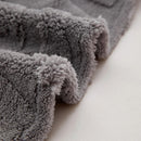 Thick Plush Jacquard Velvet Throw Blanket on Sofa, Sofa Slipcovers and Sectional Sofa Covers by Slipcover KAS™
