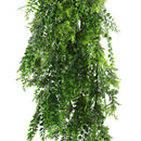 Dense Tropical Fern Artificial Hanging Plant 30in – UV Resistant