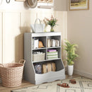 3-Tier Children's Multi-Functional Bookcase Toy Storage Bin Floor Cabinet by LJGDeals