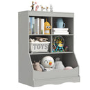 3-Tier Children's Multi-Functional Bookcase Toy Storage Bin Floor Cabinet by LJGDeals