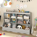 3-Tier Children's Multi-Functional Bookcase Toy Storage Bin Floor Cabinet by LJGDeals