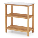 3-Tier Garden Potting Bench Table with Marble-Like Countertop by LJGDeals