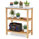 3-Tier Garden Potting Bench Table with Marble-Like Countertop by LJGDeals