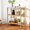 3-Tier Garden Potting Bench Table with Marble-Like Countertop by LJGDeals