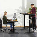48 Inch Electric Sit to Stand Desk with Keyboard Tray by LJGDeals