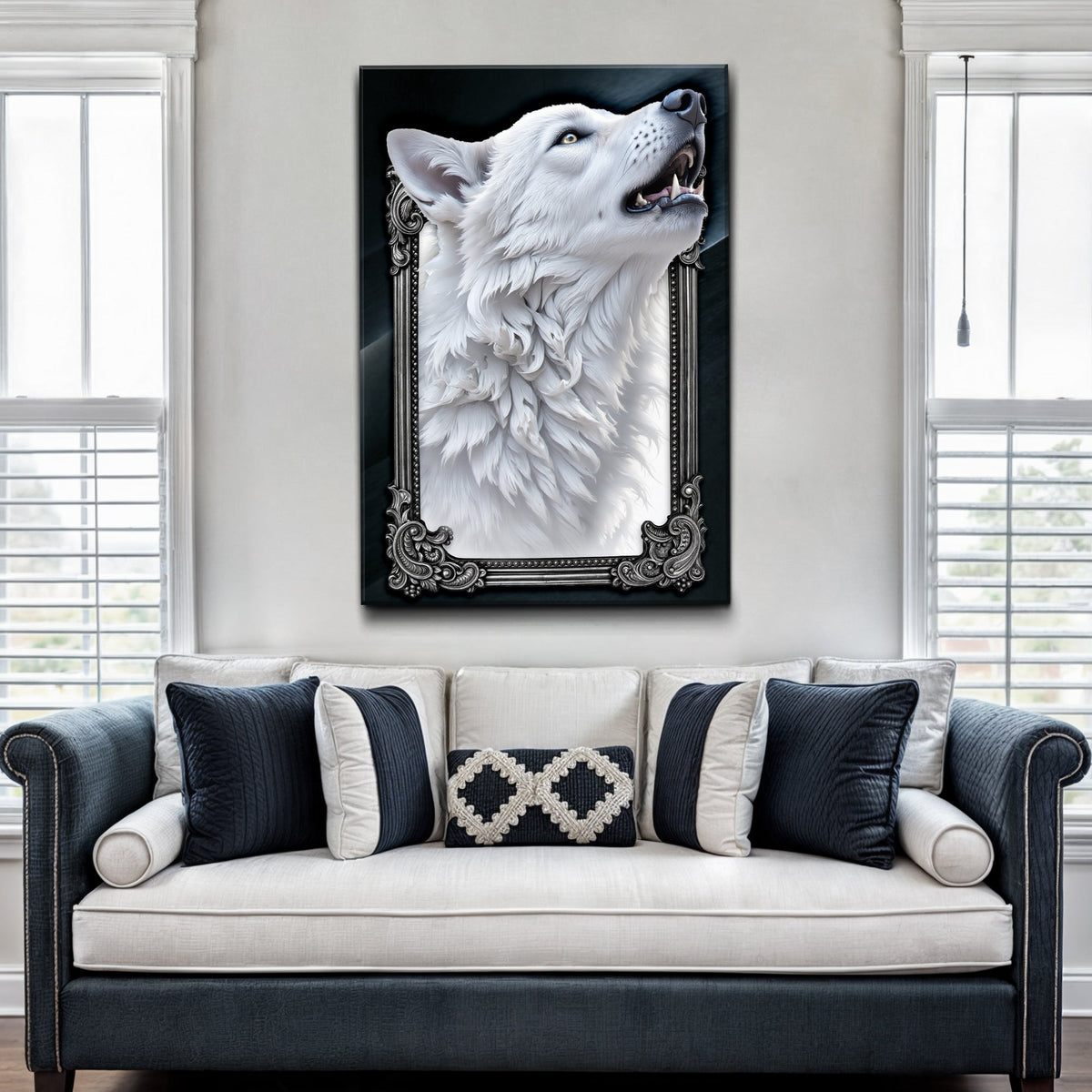 3D Wolf Wall Art III, photo 4 of 10
