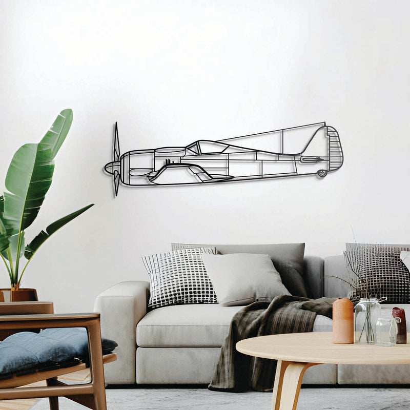 FW190A Metal Aircraft Wall Art - NCP0427