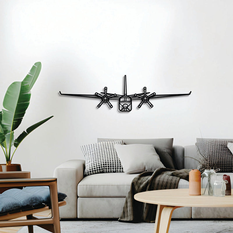 1000 Front Metal Aircraft Wall Art - NCP0510