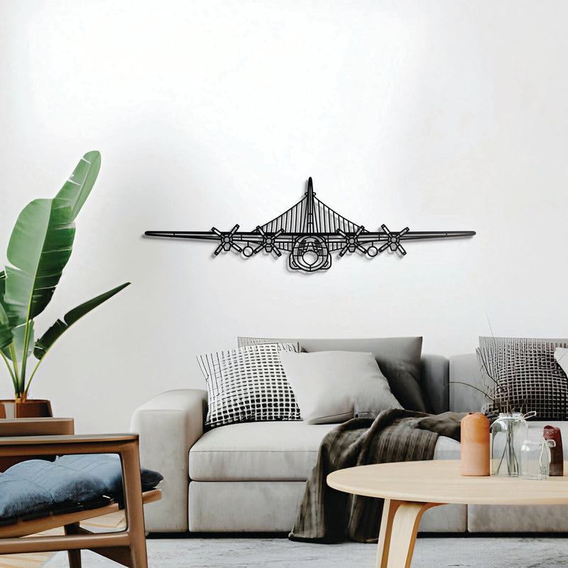 EC-130H Compass Call Front Metal Aircraft Wall Art - NCP0175