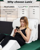 Cover Set Only for LX5, White Plush, Pillows and Foam not Included
