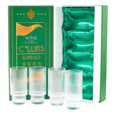 Vintage Art Deco Crystal Highball Ribbed Glass Set of 4 - 14oz