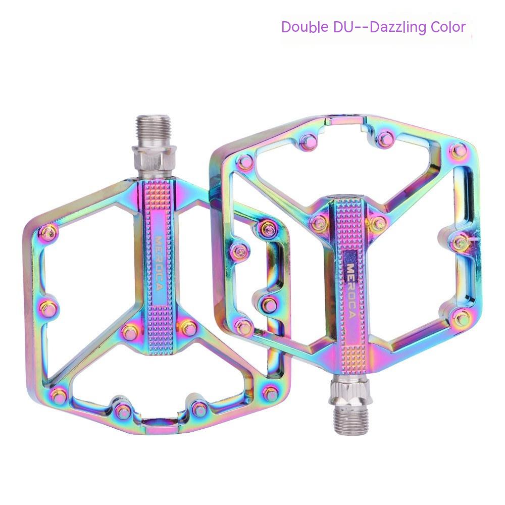 Bicycle Pedal Non-Slip  Bike Pedals Aluminum Alloy Flat Platform Applicable Waterproof Cycling Accessories Bike Pedals Road Bicycle Pedals Cleats Set Clipless Pedals Compatible With Road Bikes, photo 6 of 15