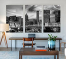 Black and White Atlanta Wall Art Canvas Print by MyGreatCanvas | Canvas Wall Art Prints | Photo Prints & Wall Decor