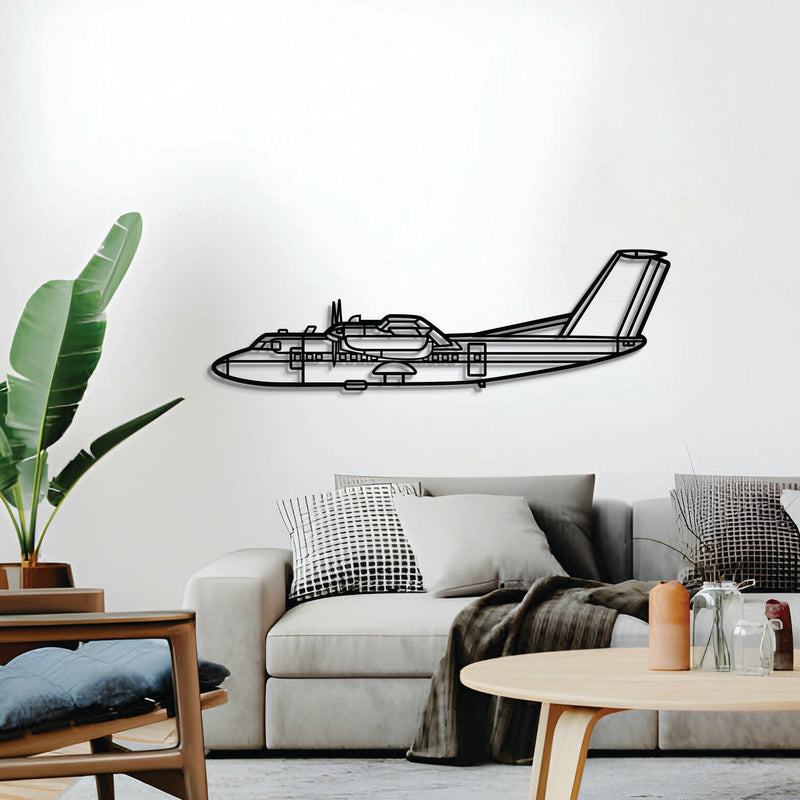 DHC-7 Metal Aircraft Wall Art - NCP0550