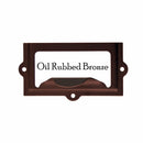 2" File Cabinet Card Holder w/Pull