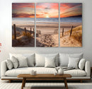 Sunset on the Sea Wall Art Canvas Print by MyGreatCanvas | Canvas Wall Art Prints | Photo Prints & Wall Decor