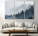 Foggy Pine Forest Wall Art Canvas Print by MyGreatCanvas | Canvas Wall Art Prints | Photo Prints & Wall Decor