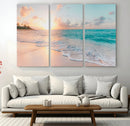 Beach Sunrise Wall Art, Coastal Seascape Canvas Print, Ocean by MyGreatCanvas | Canvas Wall Art Prints | Photo Prints & Wall Decor