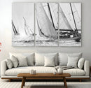 Yacht Sailboat Regatta Canvas Wall Art Canvas Print