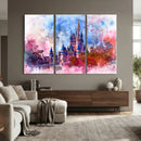 Disney Wall Art: Dreamy Watercolor Cinderella Castle Canvas by MyGreatCanvas | Canvas Wall Art Prints | Photo Prints & Wall Decor