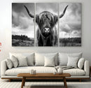 Scottish Cow Wall Art Canvas Print | Longhorn Wall Art | by MyGreatCanvas | Canvas Wall Art Prints | Photo Prints & Wall Decor