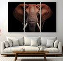 Wild Elephant Wall Art Canvas Print, Africa Savannah Wild by MyGreatCanvas | Canvas Wall Art Prints | Photo Prints & Wall Decor