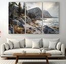 Serene Coastal View of Acadia National Park - Stunning