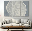 Abstract Tree Ring Wall Art Canvas Print – Nature-Inspired,