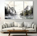 Yosemite Valley Wall Art Canvas Print – Framed and Ready to