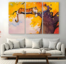 Calvin and Hobbes Tree Scene Canvas Print | 3 Panel Large by MyGreatCanvas | Canvas Wall Art Prints | Photo Prints & Wall Decor