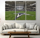 Dallas Cowboys Football Team Print - Arlington AT&T Stadium by MyGreatCanvas | Canvas Wall Art Prints | Photo Prints & Wall Decor