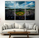 3-Panel Kauffman Stadium Wall Art Print | Large Kansas City