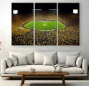 Stadium in Michigan Wall Art Canvas Print, Framed American