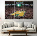 TD Garden Basketball Canvas Wall Art - Boston Celtics Live by MyGreatCanvas | Canvas Wall Art Prints | Photo Prints & Wall Decor