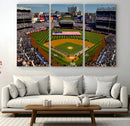 Yankee Stadium New York Wall Art Print | 3-Panel Canvas