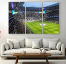 Tottenham Hotspur Stadium Canvas Print, Match Day Triple
